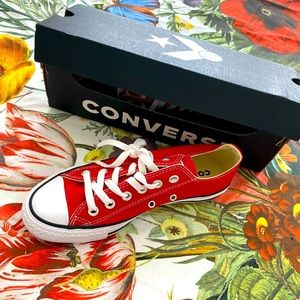 Converse Red Low tops